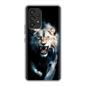 Чохол з картинкою 'Хижаки' для Samsung Galaxy A53 (5G) (Лев у темряві)