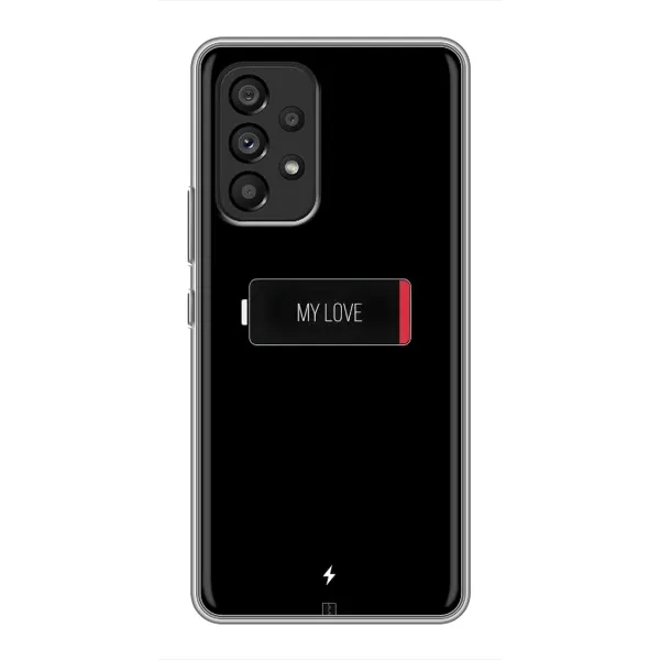 Чехол с принтом «Love battery» для Samsung Galaxy A53 (5G) Чехол с принтом «Love battery» для Samsung Galaxy A53 (5G)