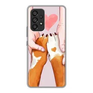 Чехлы с собаками для Samsung Galaxy A53 (5G) (VPrint) (Любовь к собакам)