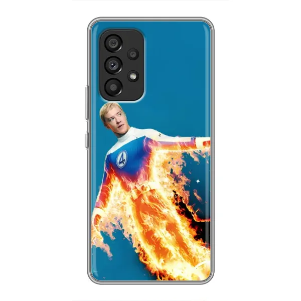 Чехол с принтом «Человек-факел в огне» для Samsung Galaxy A53 (5G)