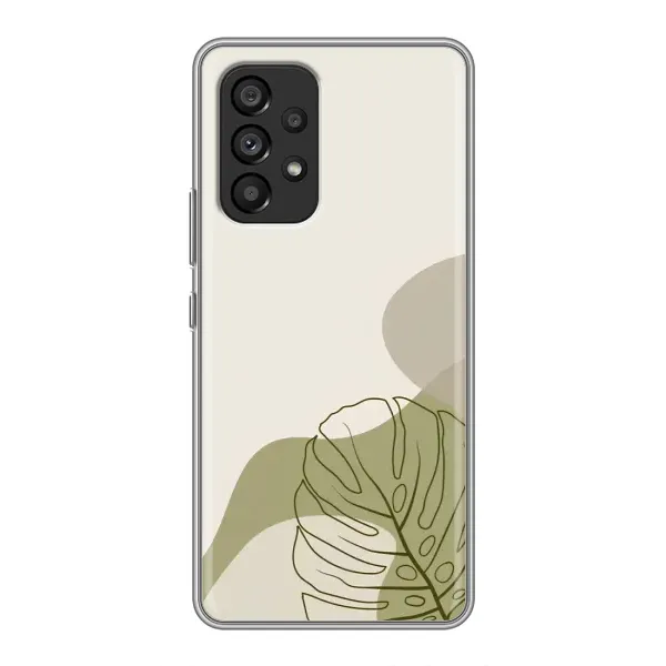 Чехол с принтом «Зеленая монстера дизайн» для Samsung Galaxy A53 (5G) Чехол с принтом «Зеленая монстера дизайн» для Samsung Galaxy A53 (5G)