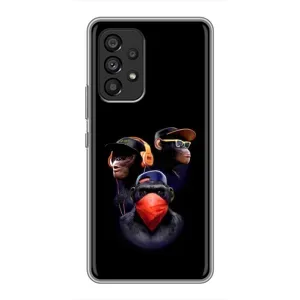 Чохол з Мавпами Samsung Galaxy A53 (5G) - (AlphaPrint) (Три мавпи)