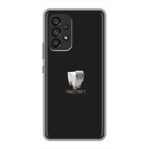 Чохол Майнкрафт на Samsung Galaxy A53 (5G) (AlphaPrint) Minecraft (Овечка Майнкрафт)