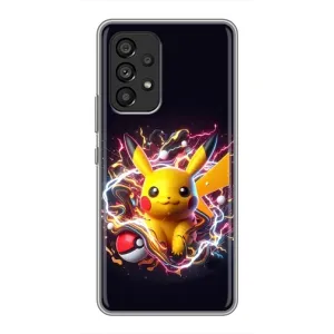Чохол з Пікачу на Samsung Galaxy A53 (5G) (Пікачу з м'ячем)