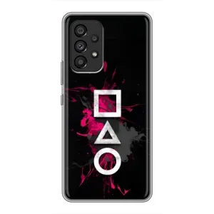 Чохол Гра в кальмара для Samsung Galaxy A53 (5G) (Символи Гра кальмара)