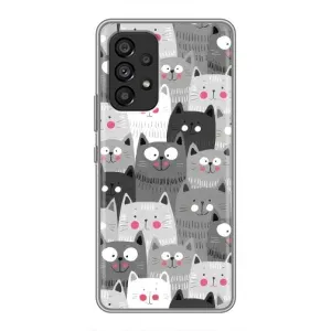 Чохли з Котиками для Samsung Galaxy A53 (5G) (VPrint) (Мальовані котики)