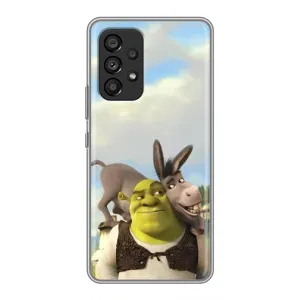 Чохол з мультфільмом Шрек на Samsung Galaxy A53 (5G) (Шрек та Осел)