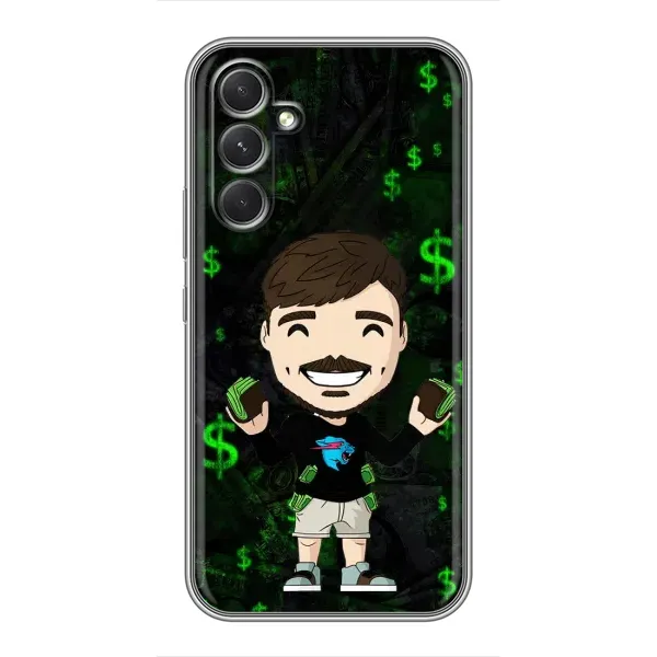 Чехол с принтом «Блогер Beast» для Samsung Galaxy A54