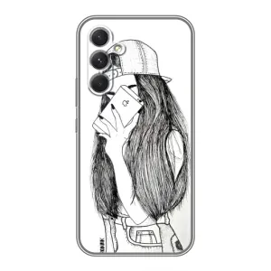 Чохол з друком для Samsung Galaxy A54 - (Мода) (AlphaPrint) (Фото дівчини)