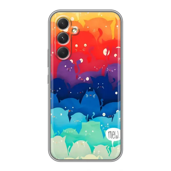 Чохол з принтом «Mew» для Samsung Galaxy A54 Чохол з принтом «Mew» для Samsung Galaxy A54