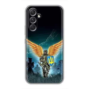 Чехлы с картинкой ЗСУ для Samsung Galaxy A54 (AlphaPrint) (Солдат ЗСУ)
