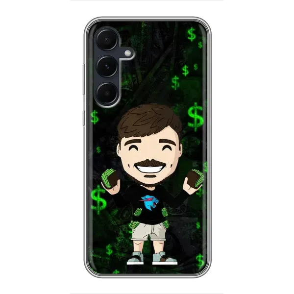Чехол с принтом «Блогер Beast» для Samsung Galaxy A55