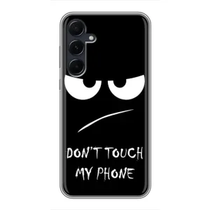Чохол з принтом «Dont Touch» для Samsung Galaxy A55