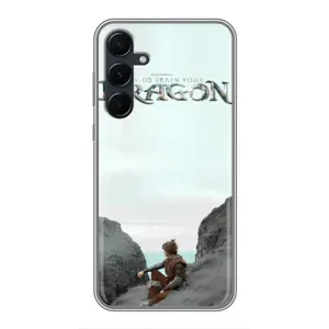 Чехол как приручить дракона на Samsung Galaxy A55 (Дракон лого)