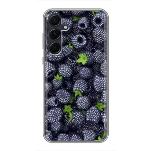 Чехлы с Фруктами для Samsung Galaxy A55 (VPrint) (Ежевика)