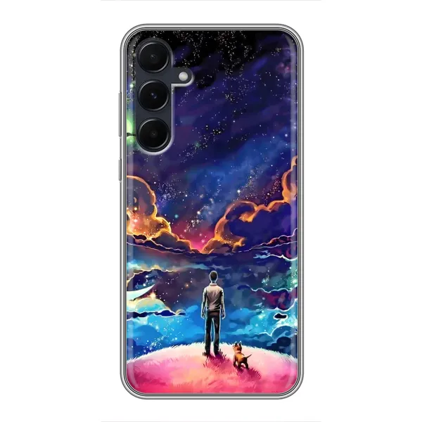 Чехол с принтом «Галактический вид» для Samsung Galaxy A55