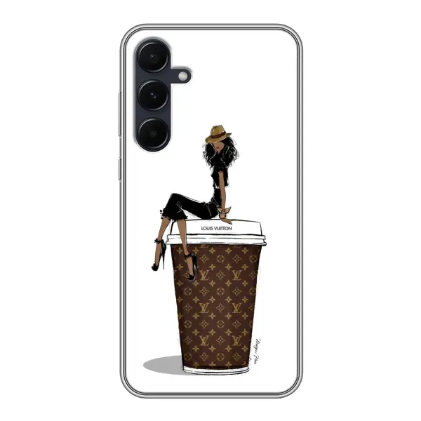 Чехол с принтом «кофе LOUIS VUITTON» для Samsung Galaxy A55 Чехол с принтом «кофе LOUIS VUITTON» для Samsung Galaxy A55
