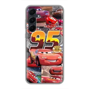 Чехол с принтом «Коллаж Молния Маквин» для Samsung Galaxy A55