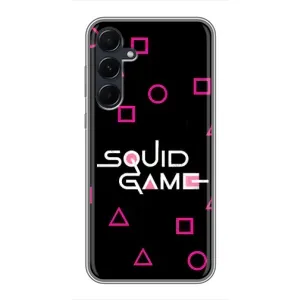 Чехол Гра в кальмара для Samsung Galaxy A55 (Паттерн Игра кальмара)