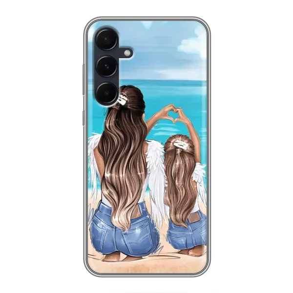 Чехол с принтом «Мама с доченькой» для Samsung Galaxy A55 Чехол с принтом «Мама с доченькой» для Samsung Galaxy A55