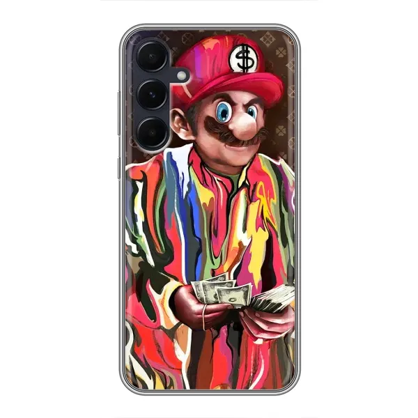 Чехол с принтом «Mario LV» для Samsung Galaxy A55