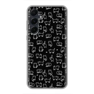 Чохол з принтом «Маленькі котики» для Samsung Galaxy A55