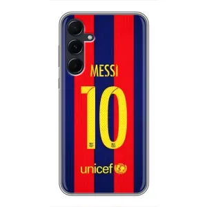 Чехол с принтом «Messi Barca 10» для Samsung Galaxy A55