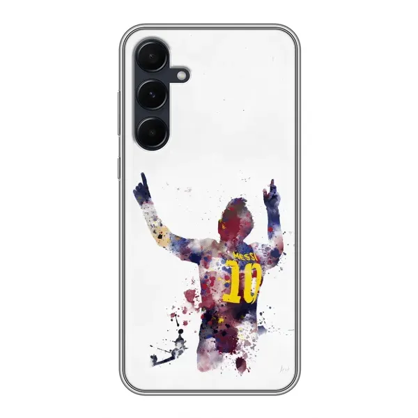 Чехол с принтом «Messi Barca» для Samsung Galaxy A55