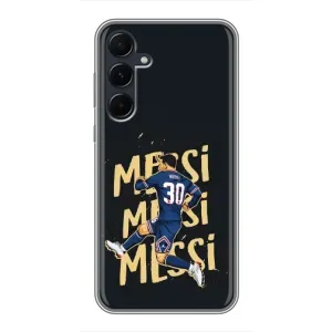 Чехол с принтом «Messi ПСЖ» для Samsung Galaxy A55