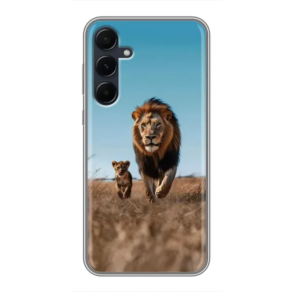 Чехол с принтом «Мусафа и Симба» для Samsung Galaxy A55
