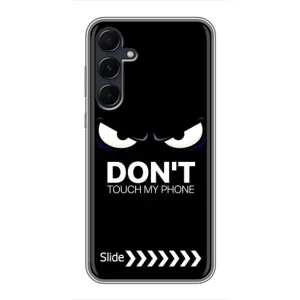 Чохол з принтом «Не чипай телефон» для Samsung Galaxy A55