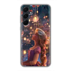 Чехол Рапунцель для Samsung Galaxy A55 (Рапунцель фонарики)