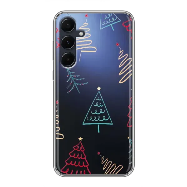Чехол с принтом «Рождественские елки» для Samsung Galaxy A55 Чехол с принтом «Рождественские елки» для Samsung Galaxy A55