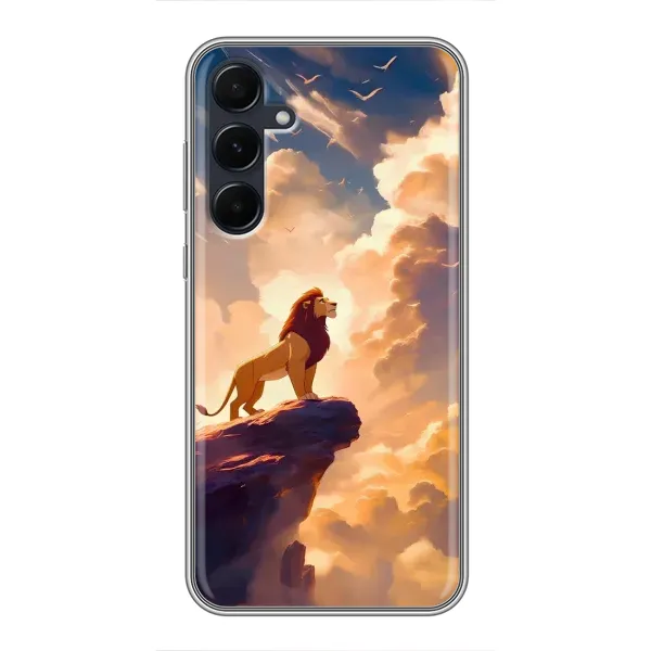 Чехол с принтом «Симба на скале» для Samsung Galaxy A55
