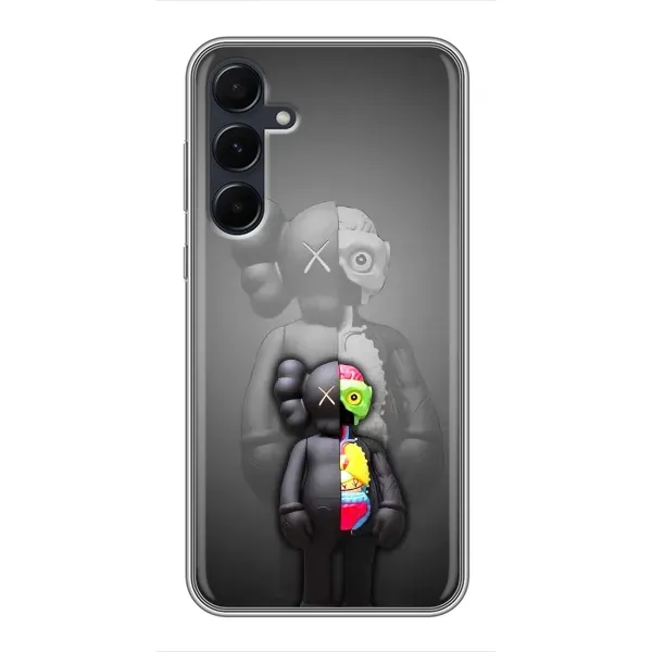 Чехол с принтом «Тело Bearbrick» для Samsung Galaxy A55