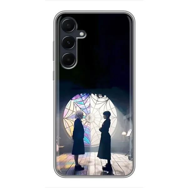 Чехол с принтом «Уэнздей и Инид» для Samsung Galaxy A55
