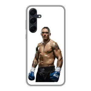 Чехол с картинкой Александр Усик для Samsung Galaxy A55 (Усик на белом)