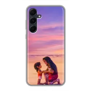Чехол с мультфильмом Моана Samsung Galaxy A55 (Маленькая Ваяна)