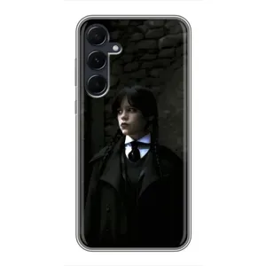 Чехол с дизайном Венздей 2 на Samsung Galaxy A55 (Темный стиль Уэнздей)