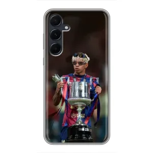 Чехол с принтом «Ямаль с кубком» для Samsung Galaxy A55