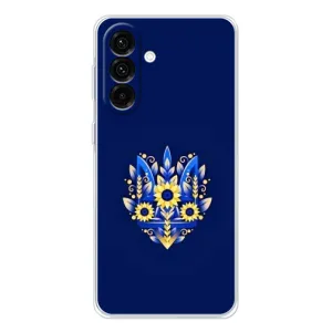 Чехлы для Samsung Galaxy A56 5G  Укр. Символика (AlphaPrint) (Цветочный Герб)