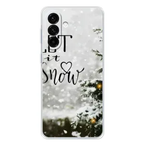 Новогодние, Праздничные Чехлы для Samsung Galaxy A56 5G - 2024 год (Let it snow)