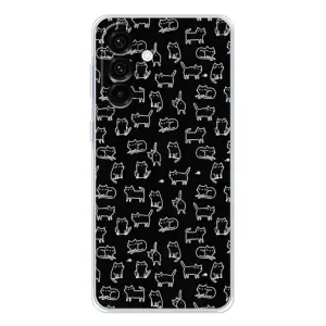 Чохол з принтом для Samsung Galaxy A56 5G (AlphaPrint) Модні коти (Маленькі котики)
