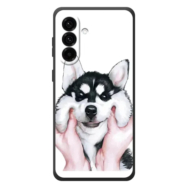 Чехол с принтом «Довольный Хаски» для Samsung Galaxy A57