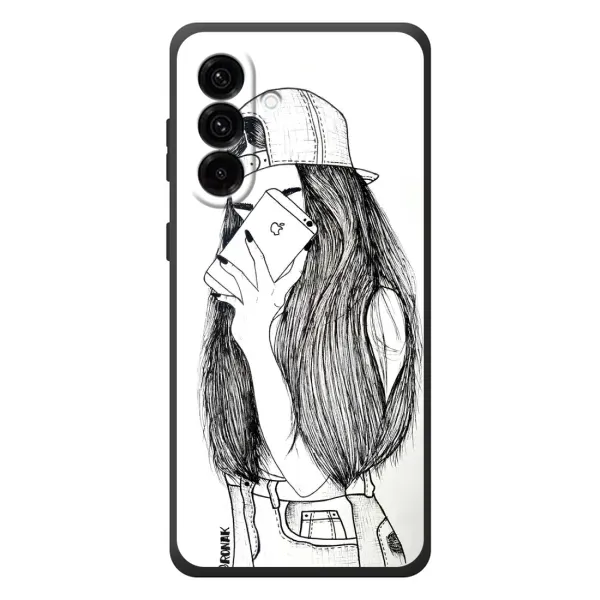 Чохол з принтом «Фото дівчини» для Samsung Galaxy A57