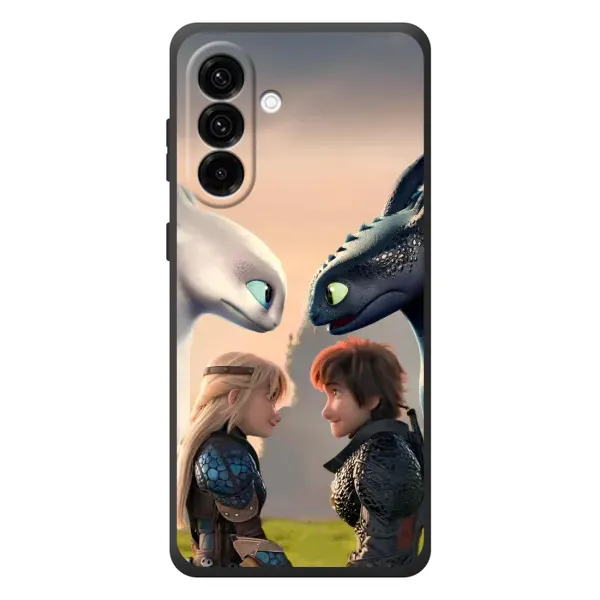 Чехол с принтом «Иккинг и Астрид» для Samsung Galaxy A57