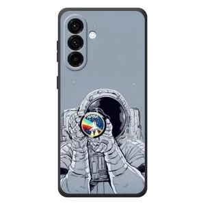 Чехол NASA для Samsung Galaxy A57 (AlphaPrint) (Космонавт фото)