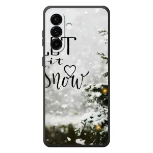 Новогодние, Праздничные Чехлы для Samsung Galaxy A57 - 2024 год (Let it snow)