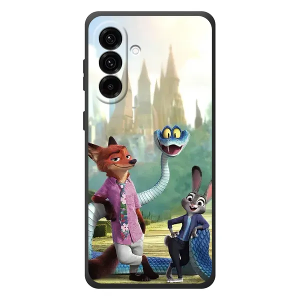 Чехол с принтом «Герои мультфильма Зверополис» для Samsung Galaxy A57