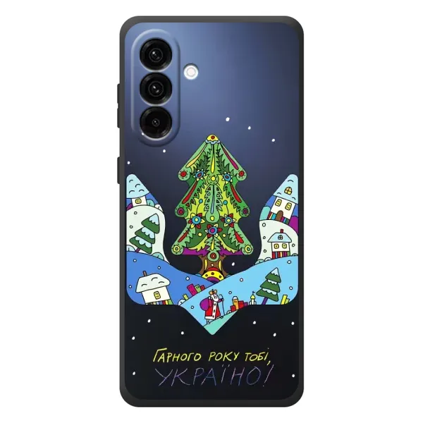 Чехол с принтом «Рождественский герб» для Samsung Galaxy A57 Чехол с принтом «Рождественский герб» для Samsung Galaxy A57